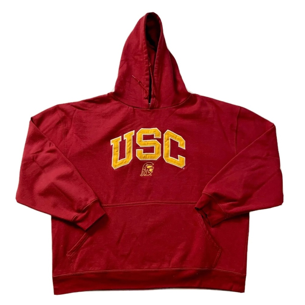 Pro Edge Hoodie USC Pull Over Embroidered Logo